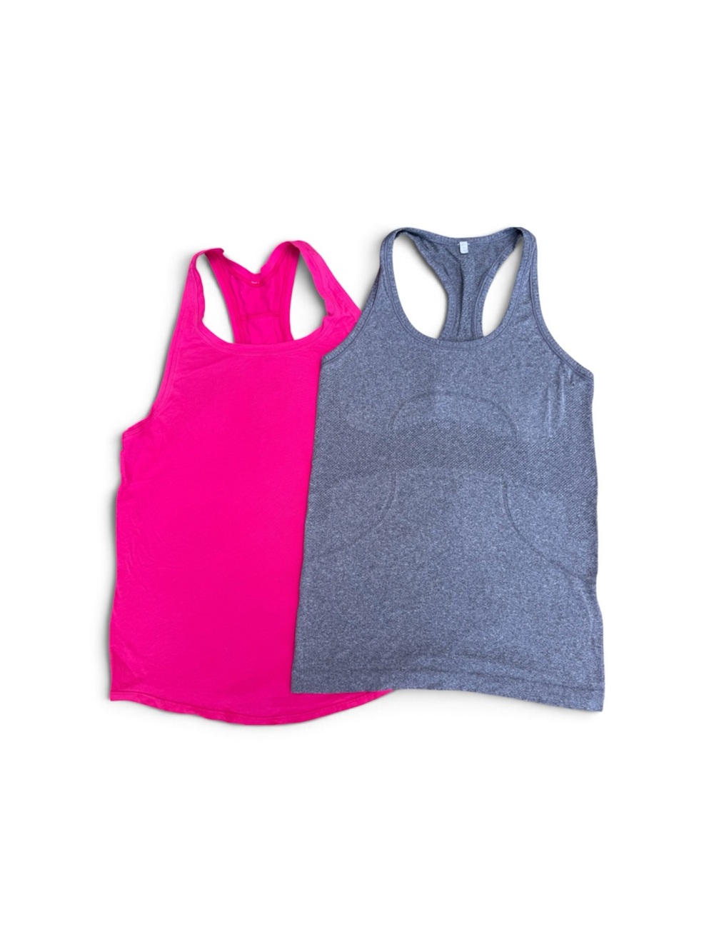 Set of 2 Lululemon tanks pink and grey. Lightweight